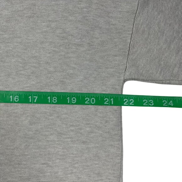 MEDIUM M Peruvian Connection Pima Cotton Knit Beige Gray Pullover Sweater - Picture 7 of 10